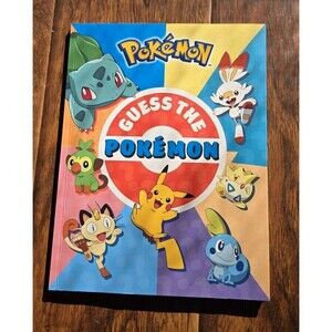 Guess the Pokémon Paperback Book, Pokémon Trading Card Sun&Moon Collector Album